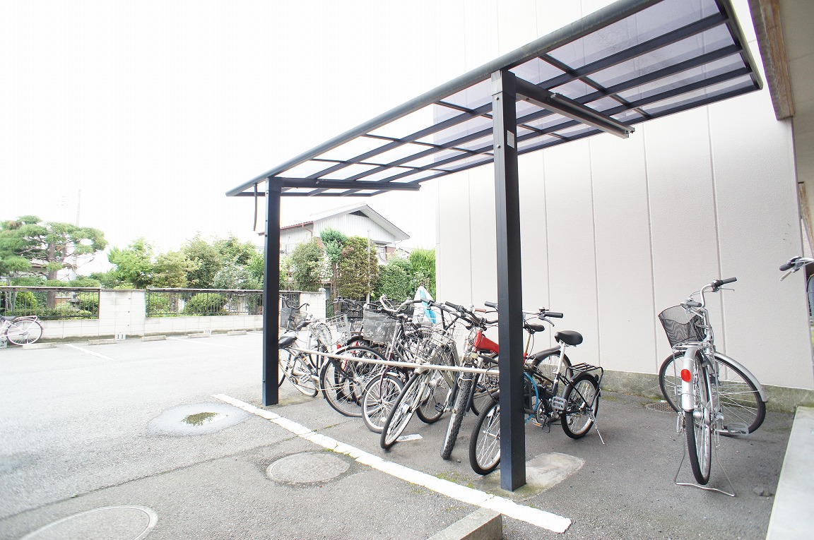 Other common areas. It is a bicycle parking space. 