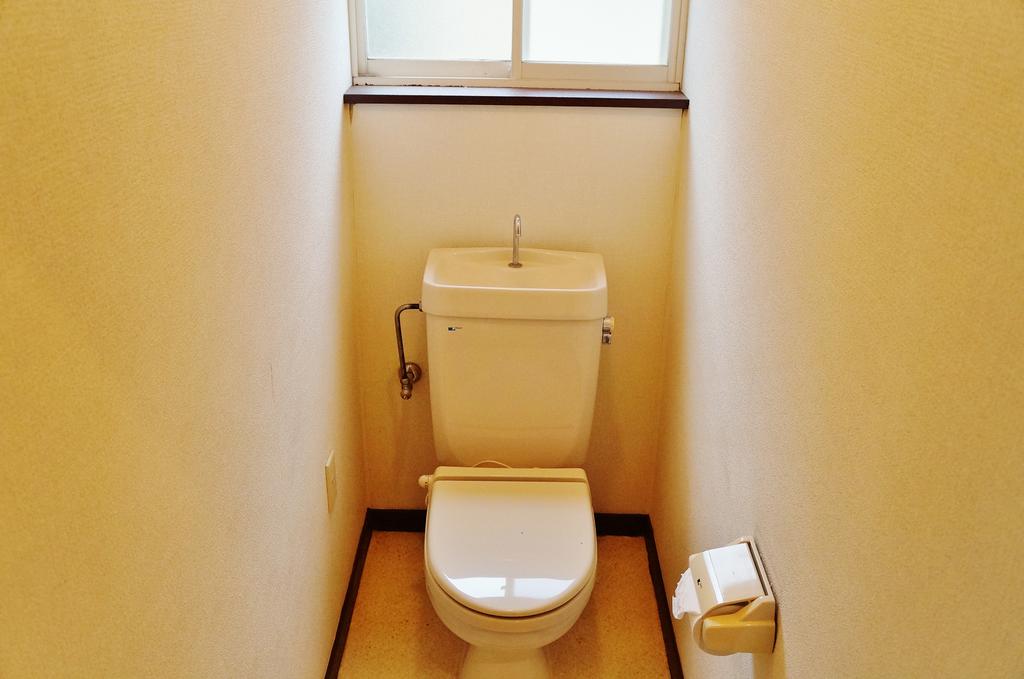 Toilet. It is with heating toilet seat