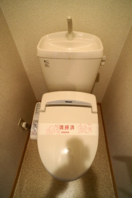 Toilet. There Washlet