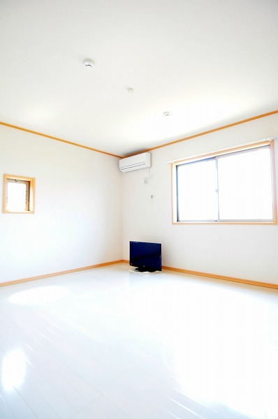 Living and room. It is very bright white base. 