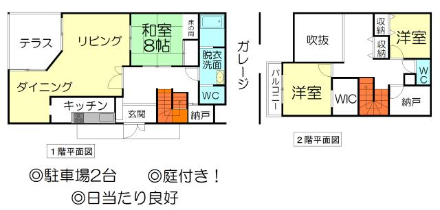 Floor plan. 22.5 million yen, 3LDK + S (storeroom), Land area 239.05 sq m , Building area 160.75 sq m floor plan