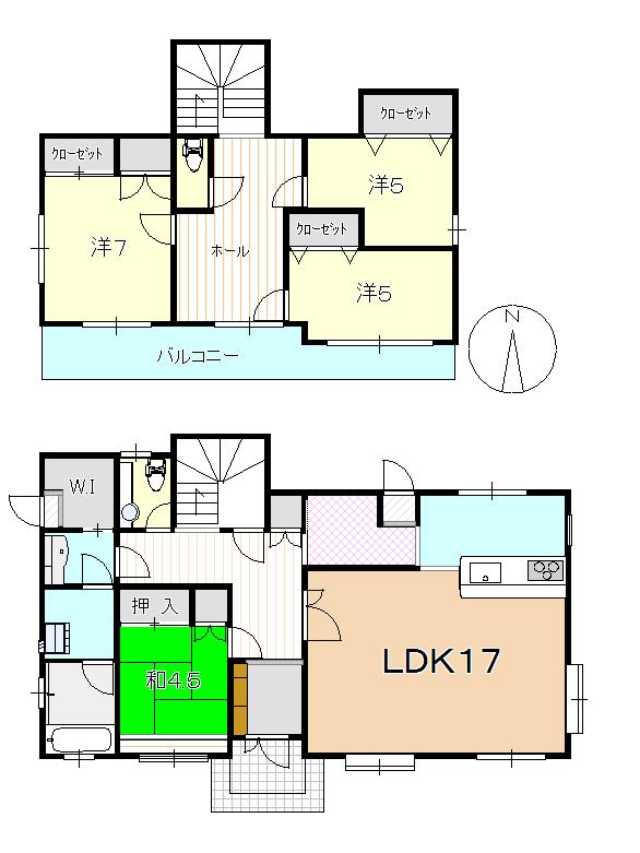 Floor plan. 17.6 million yen, 4LDK + S (storeroom), Land area 271.09 sq m , Building area 140.77 sq m