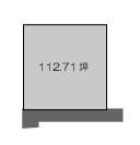 Compartment figure. Land price 7 million yen, Land area 422.3 sq m