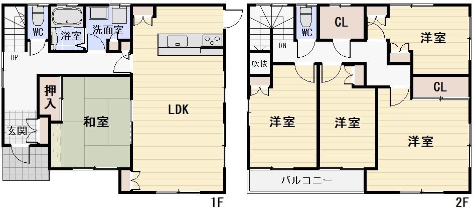 Floor plan. 13 million yen, 5LDK, Land area 358.67 sq m , Building area 124.98 sq m