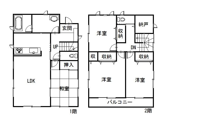 Floor plan. 19.3 million yen, 4LDK, Land area 168.58 sq m , Building area 99.63 sq m 4 Building floor plan ・ 22300000