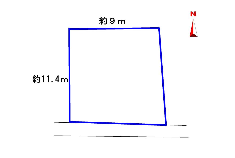 Compartment figure. Land price 6.5 million yen, Land area 107.3 sq m