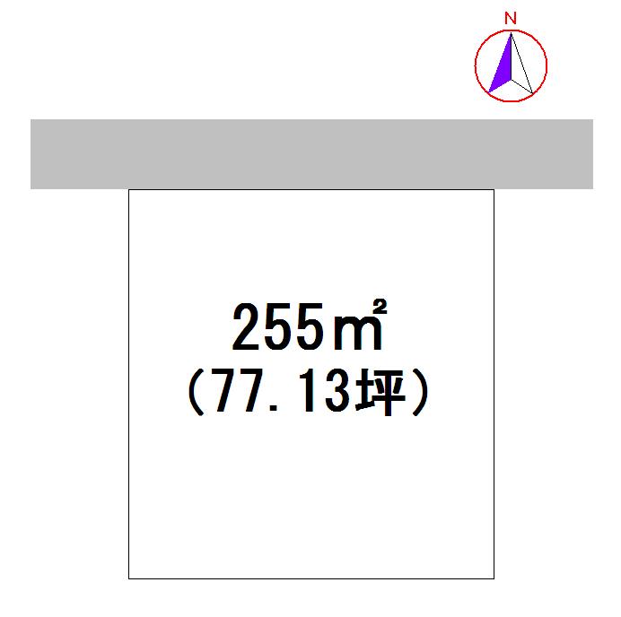 Compartment figure. Land price 13,110,000 yen, Land area 255 sq m