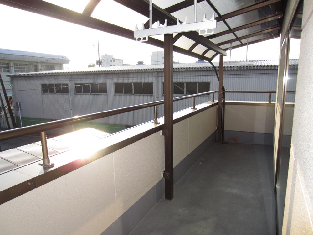 Balcony. Indoor shooting