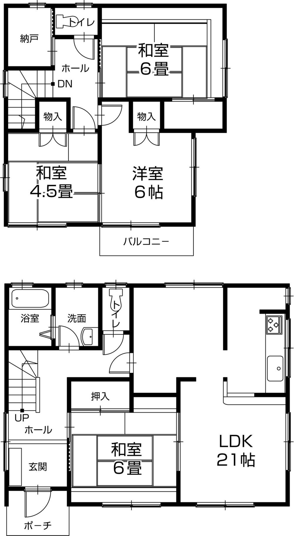 Floor plan. 17.8 million yen, 4LDK + S (storeroom), Land area 250.42 sq m , Building area 109.83 sq m How many! The acquisition between the 4LDK + S, LDK There are quire 21. 