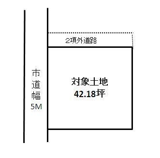 Compartment figure. Land price 11 million yen, Land area 139.44 sq m