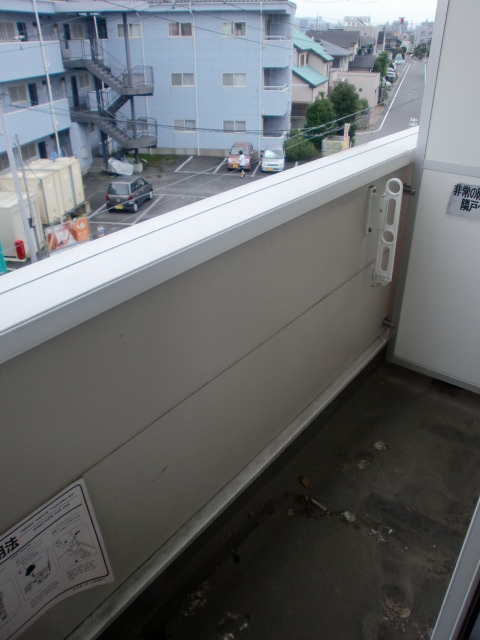 Balcony. Facing south, Jose will of futon. 