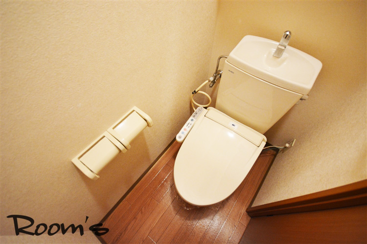 Toilet. Washlet toilet. There is housed in the upper part. 