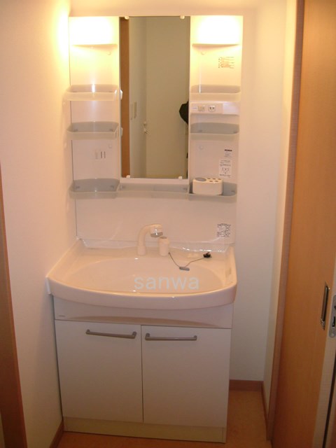 Washroom. Shampoo wash basin
