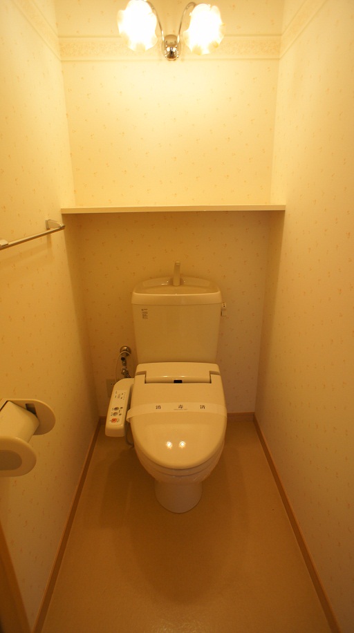 Toilet. Warm water washing toilet seat! ! Light is cute ☆ 