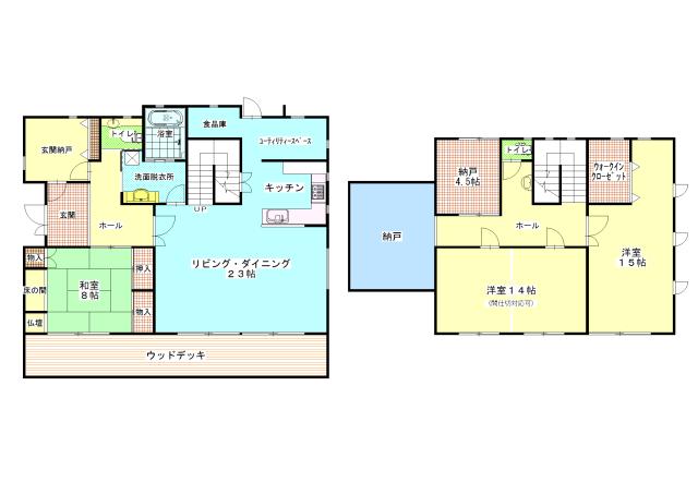 Floor plan. 31,600,000 yen, 3LDK + 2S (storeroom), Land area 450.3 sq m , Building area 212.19 sq m