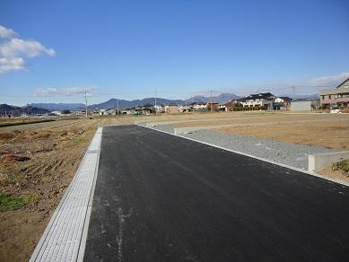 Local photos, including front road. This approach path. 5m width asphalt paving