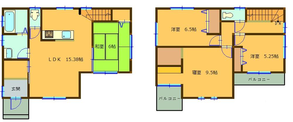 Floor plan. 19,800,000 yen, 4LDK, Land area 210.2 sq m , Building area 101.02 sq m