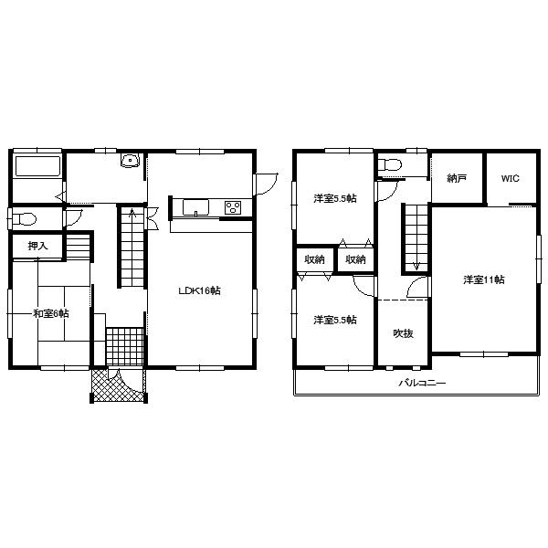 Floor plan. 25,800,000 yen, 4LDK, Land area 342.11 sq m , Building area 113.44 sq m