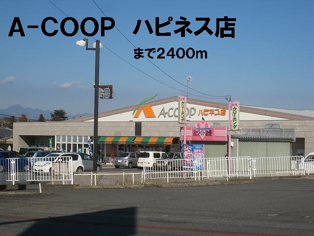 Supermarket. 2400m until the A-COOP (Super)