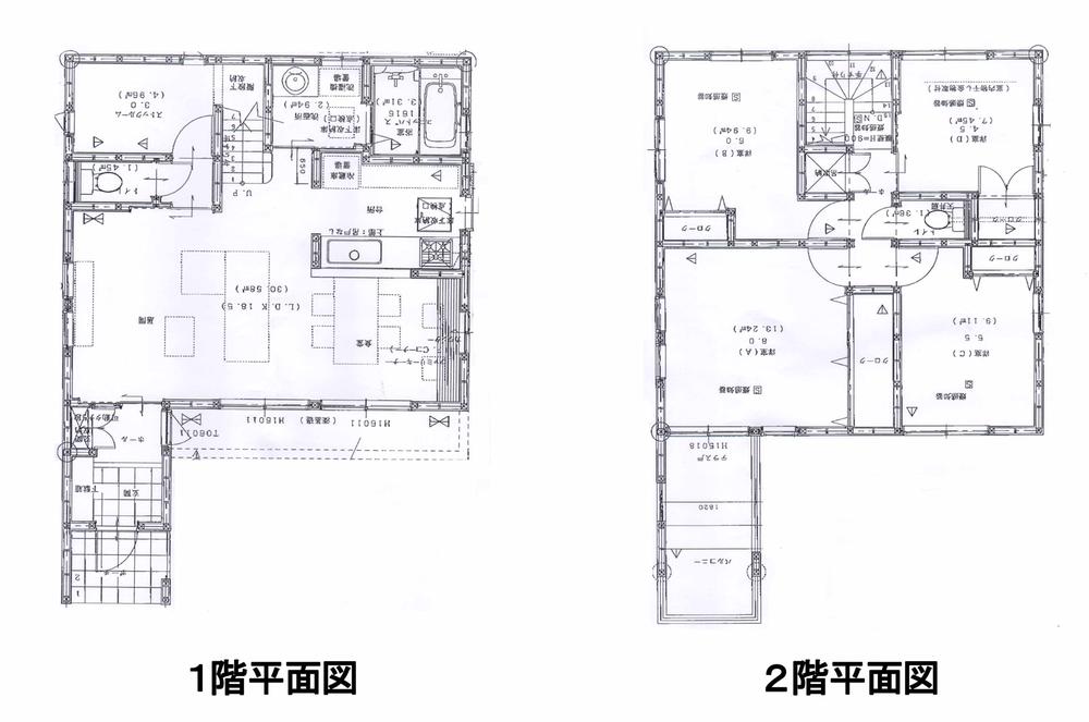 Floor plan. 32,800,000 yen, 4LDK + S (storeroom), Land area 130.18 sq m , Building area 103.5 sq m