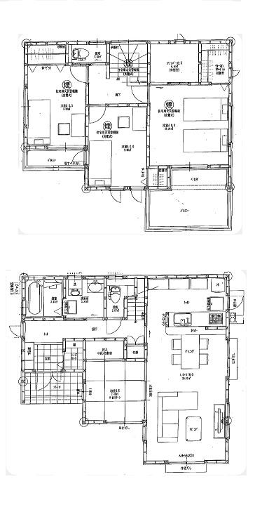 Floor plan. 28,300,000 yen, 4LDK + S (storeroom), Land area 138.1 sq m , Building area 108.89 sq m