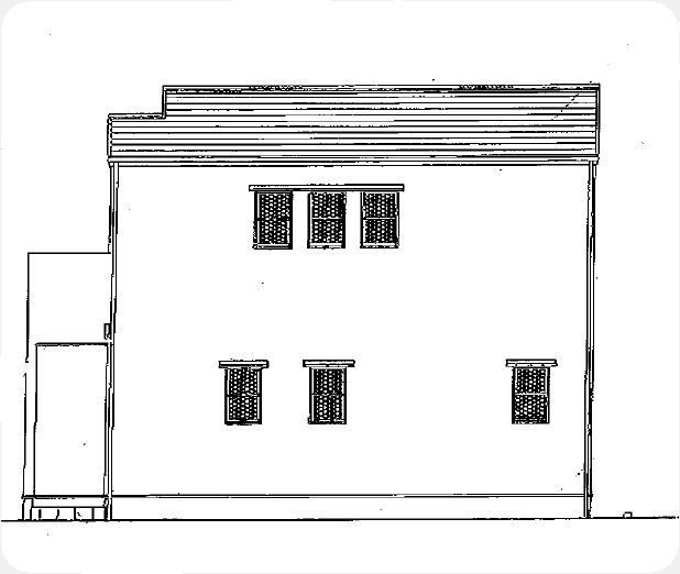 Rendering (appearance). North side elevational view