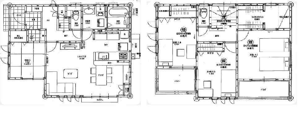 Floor plan. 28.5 million yen, 4LDK, Land area 140.24 sq m , Building area 107.09 sq m