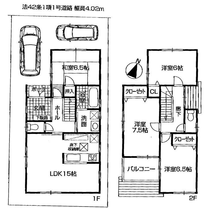 Floor plan. 37,800,000 yen, 3LDK, Land area 102.44 sq m , Building area 96.39 sq m floor plan