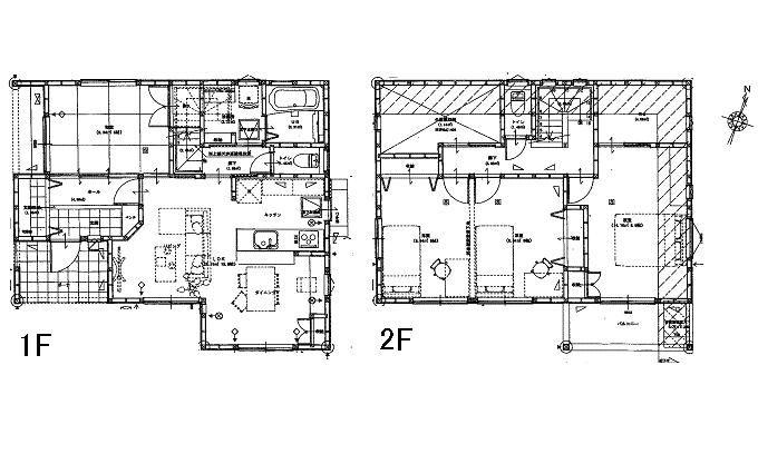 Floor plan. 25,170,000 yen, 4LDK + S (storeroom), Land area 147.89 sq m , Building area 107.28 sq m