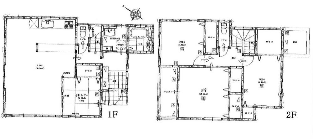 Floor plan. 31,800,000 yen, 4LDK, Land area 142.49 sq m , Building area 105.72 sq m