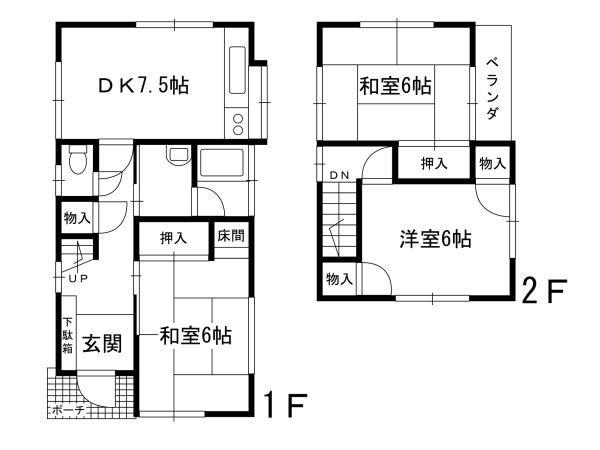 Floor plan. 4.9 million yen, 3LDK, Land area 92.62 sq m , Building area 65.41 sq m
