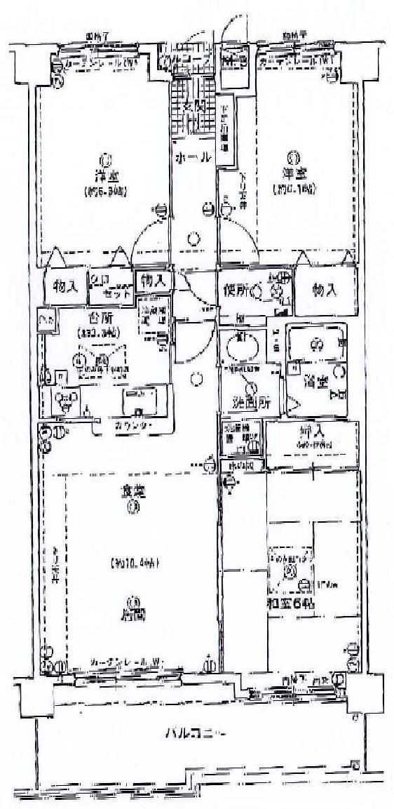 Floor plan. 3LDK, Price 14.5 million yen, Occupied area 71.08 sq m , Balcony area 11.97 sq m
