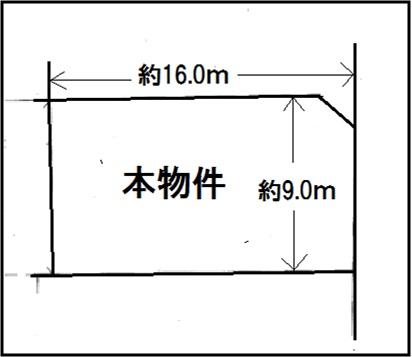 Compartment figure. Land price 12.8 million yen, Land area 146 sq m