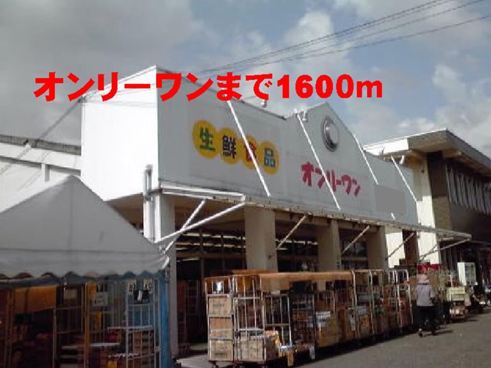 Supermarket. 1600m up to one-of-a-kind Okinogami store (Super)