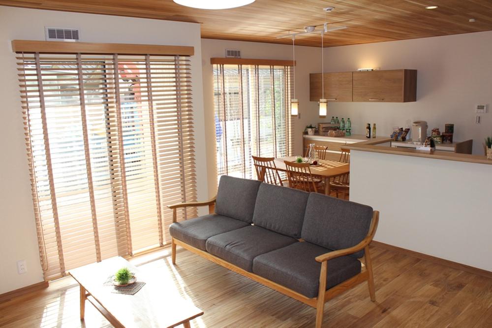 Living. 2 Gochi is living.  Furniture chosen by the interior coordinator ・ Small is also setting completion. 