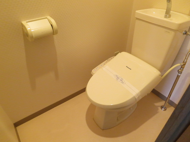 Toilet. With warm water washing toilet seat