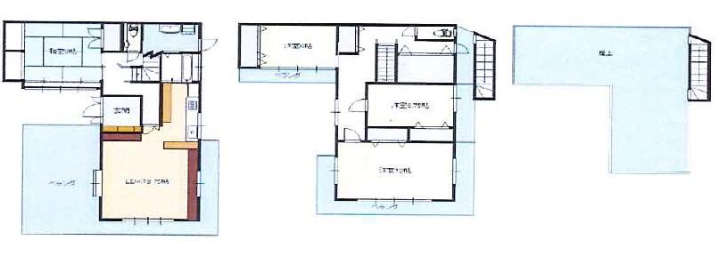 Floor plan. 39,800,000 yen, 4LDK, Land area 295.63 sq m , Building area 196.91 sq m