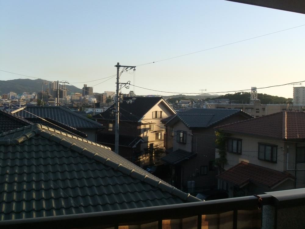View photos from the dwelling unit. Fukuyama Castle looks