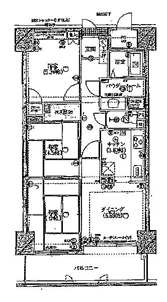 Floor plan. 3LDK, Price 11.5 million yen, Occupied area 62.14 sq m , Balcony area 10.3 sq m