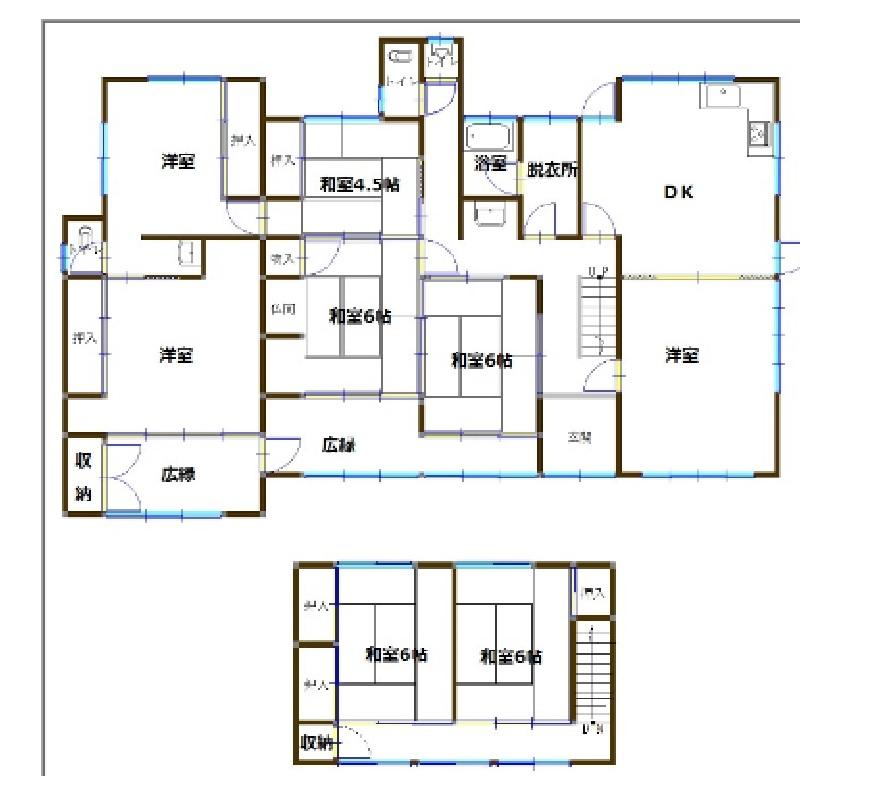 Floor plan. 24 million yen, 8DK, Land area 917 sq m , Building area 204.38 sq m