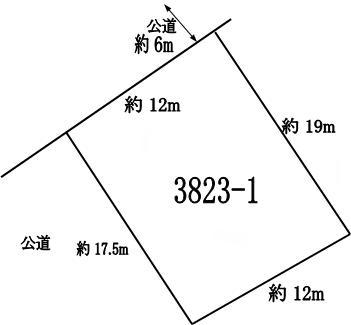 Compartment figure. Land price 6.6 million yen, Land area 217.66 sq m