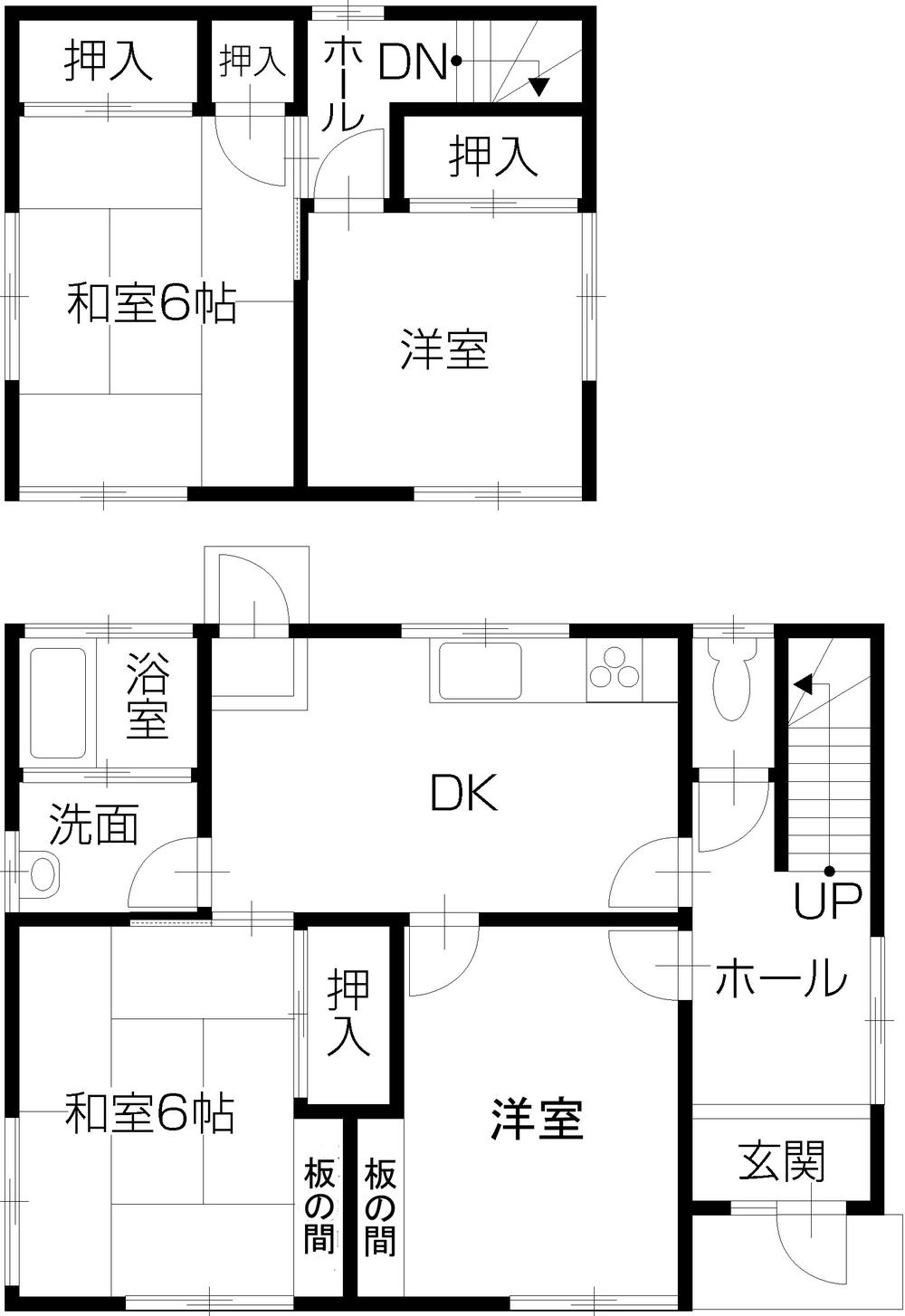 Floor plan. 11.8 million yen, 4DK, Land area 299.7 sq m , Building area 77.07 sq m