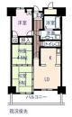 Floor plan. 3DK, Price 11.5 million yen, Occupied area 62.14 sq m , View is good on the balcony area 10.3 sq m 11 floor