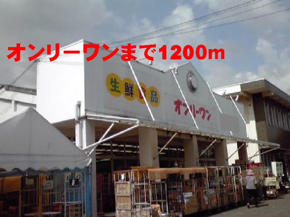 Supermarket. 1200m up to one-of-a-kind Okinogami store (Super)