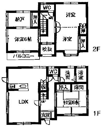Floor plan. 13.2 million yen, 3LDK + S (storeroom), Land area 187.87 sq m , Building area 107.39 sq m