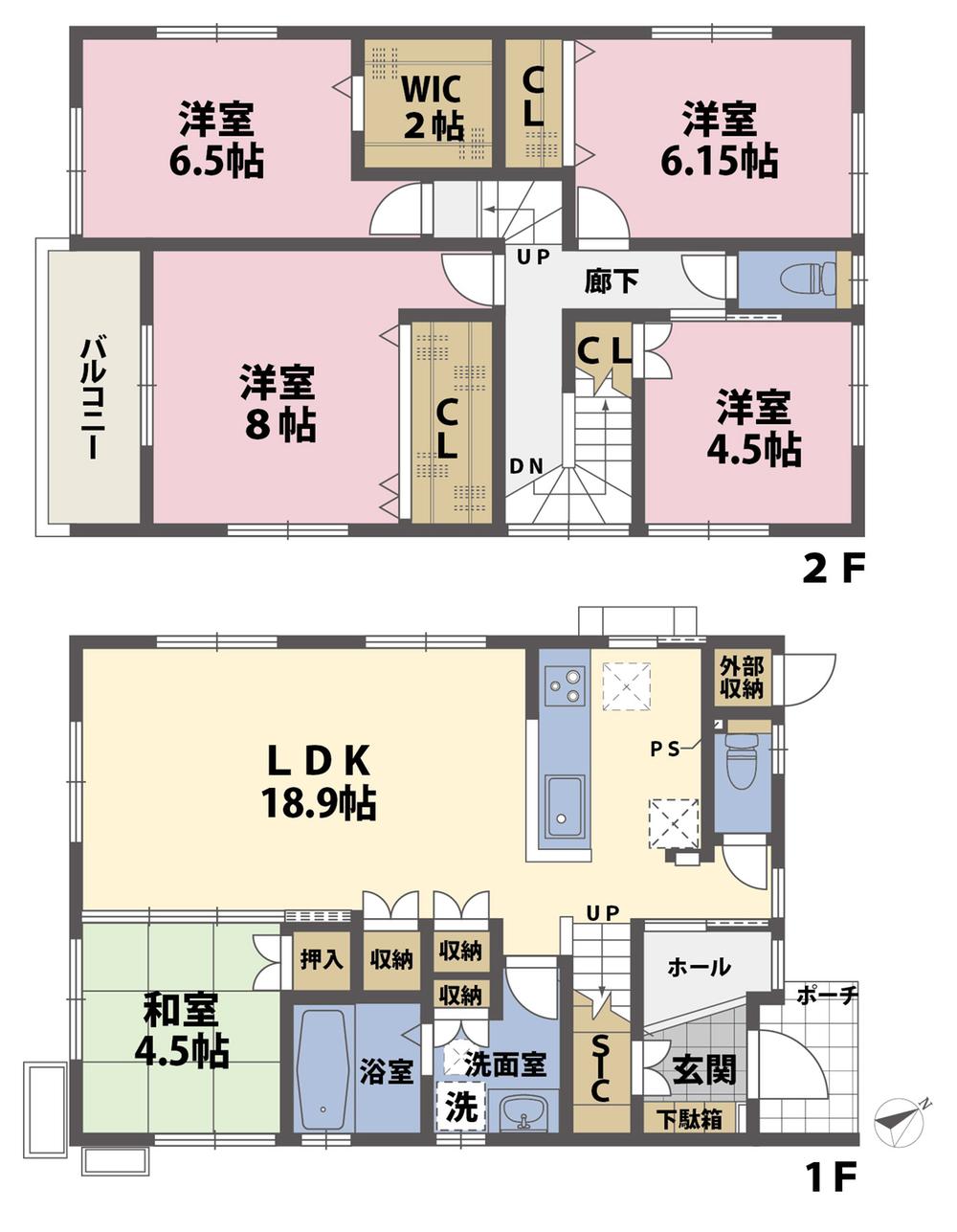 Floor plan. (No.10), Price 26,980,000 yen, 5LDK, Land area 121.54 sq m , Building area 120.71 sq m
