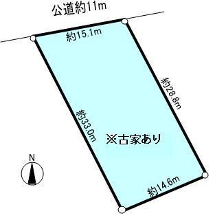 Compartment figure. Land price 26,800,000 yen, Land area 456.16 sq m