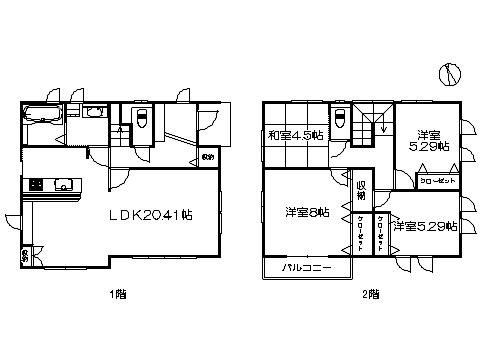 Floor plan. 28.8 million yen, 4LDK, Land area 133.28 sq m , Building area 103.77 sq m   ※ Floor Plan current state priority
