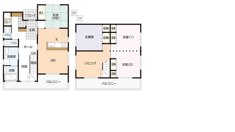 Floor plan. 38,800,000 yen, 3LDK, Land area 314.44 sq m , Is a floor plan with a building area of ​​106.85 sq m atrium