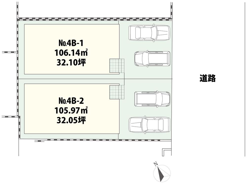 Floor plan. (No.1), Price 23,980,000 yen, 4LDK, Land area 106.14 sq m , Building area 99.24 sq m